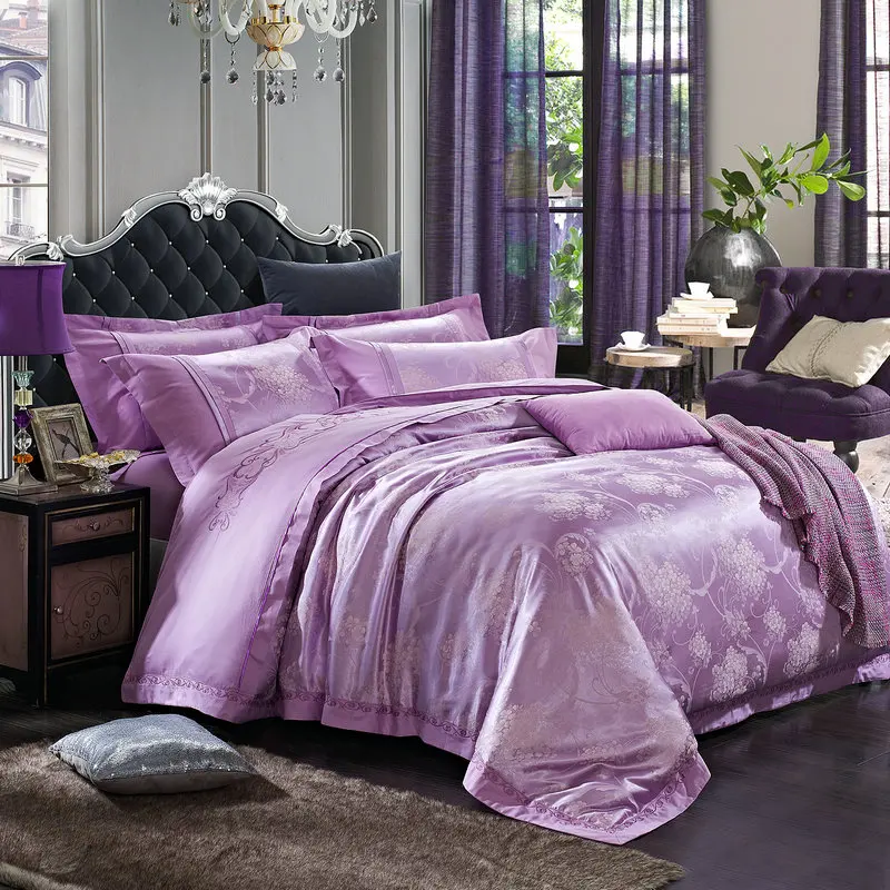 Aliexpress.com : Buy Luxury bedding set jacquard silk 4