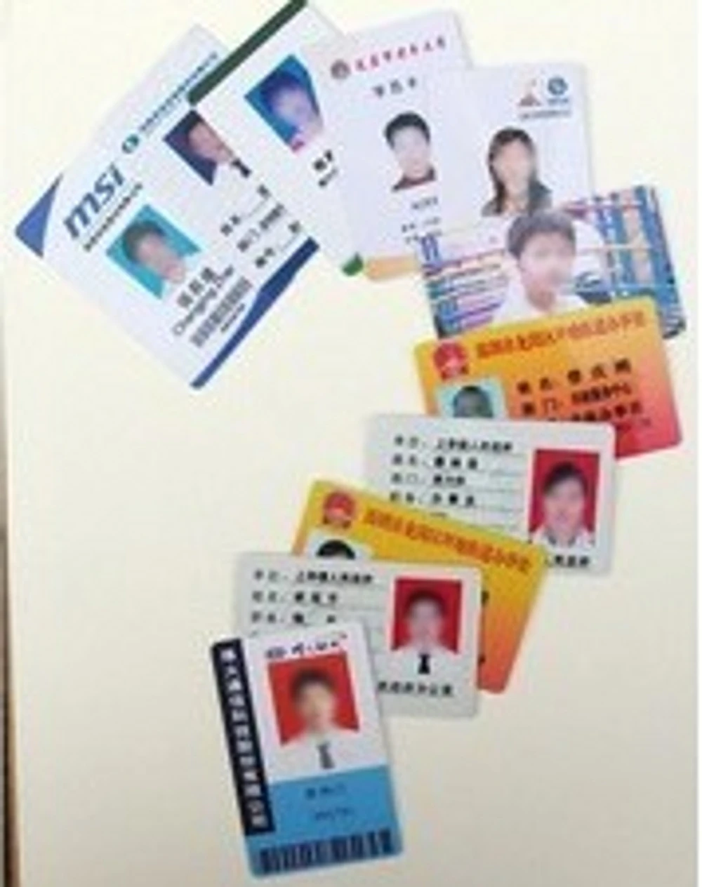 흰색 빈 잉크젯 인쇄 PVC 시트, 두꺼운 흰색 ID 카드 인쇄 재료, A4 크기, 단면 인쇄, 0.43mm, 50 세트