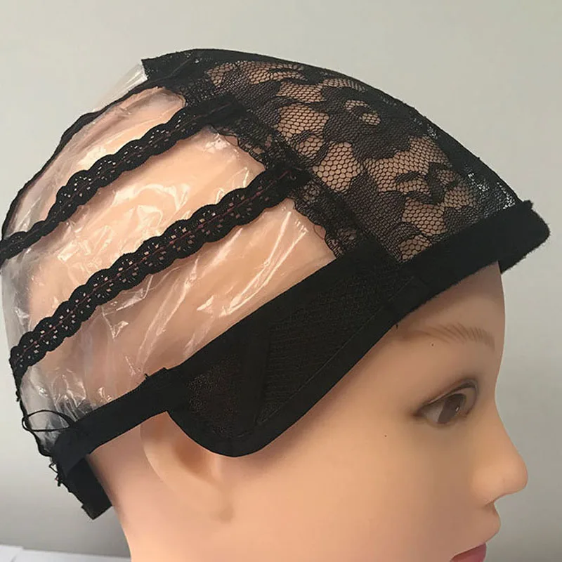 10PCS Lace front wig caps hairnets for making wigs With Adjustable Stretch Lace Strap glueless wig caps