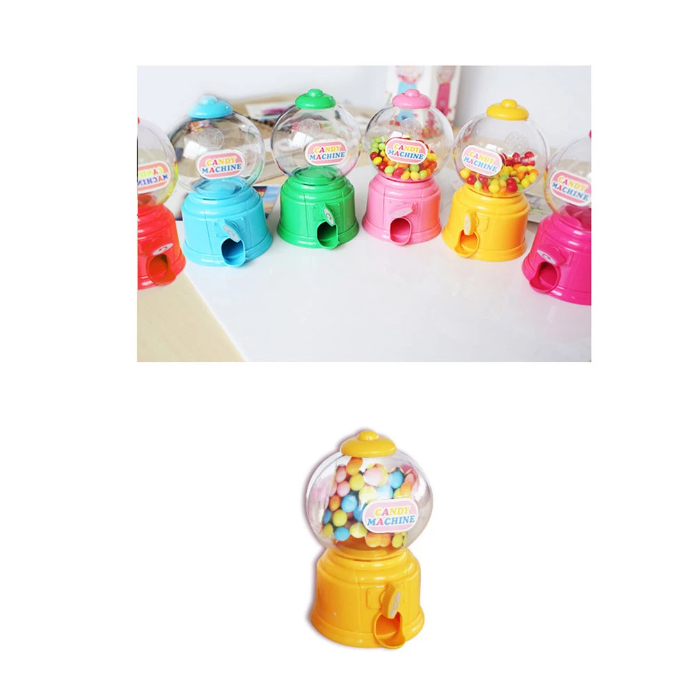 Froiny 1pc Cartoon Candy Chewing Gum Dispenser Cute Mini Candy Machine Bubble Gumball Dispenser for Kids Coin Bank Gift Froiny 1pc Cartoon Candy Chewing Gum Dispenser Cute Mini Candy Machine Bubble Gumball Dispenser for Kids Coin Bank Gift