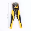 Multifuncional automático Cable Pelacables alicates Auto Ajuste Crimper Terminal herramienta HS-D1 cables cortador multiherramienta amarillo ► Foto 2/6