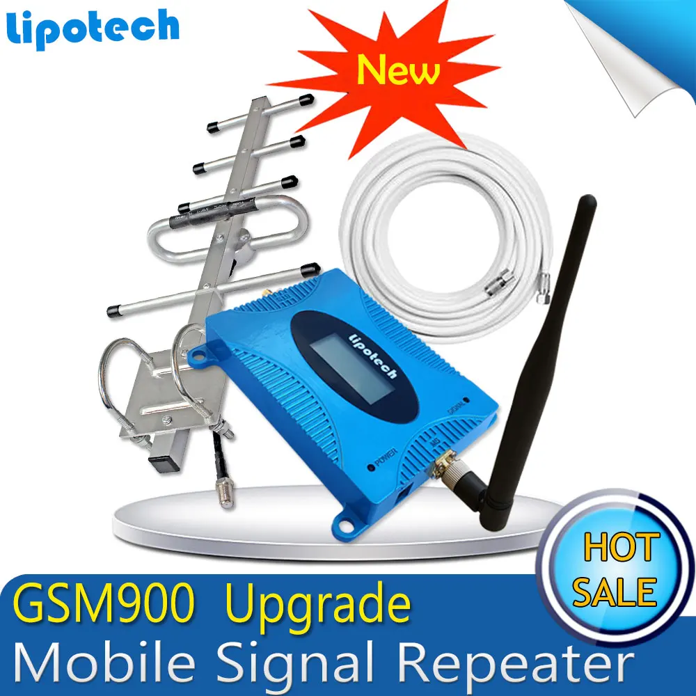 Новый ЖК-дисплей Дисплей обновления GSM 900 мГц повторитель сигнала 2 г мобильный