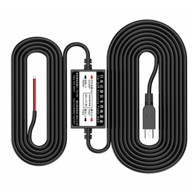 

1Pcs 2*1.18in Micro/Mini USB Hard Wired Car Charger Power Inverter Converter For Tablet Phone DVR Recorder GPS 5V 2.5A