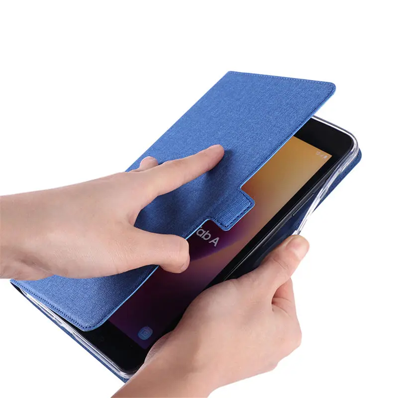 Роскошный чехол для samsung Galaxy Tab A 8,0 T380 T385 SM-T385 8,0 дюймов, умный чехол, подставка для планшета, Чехол+ пленка+ ручка