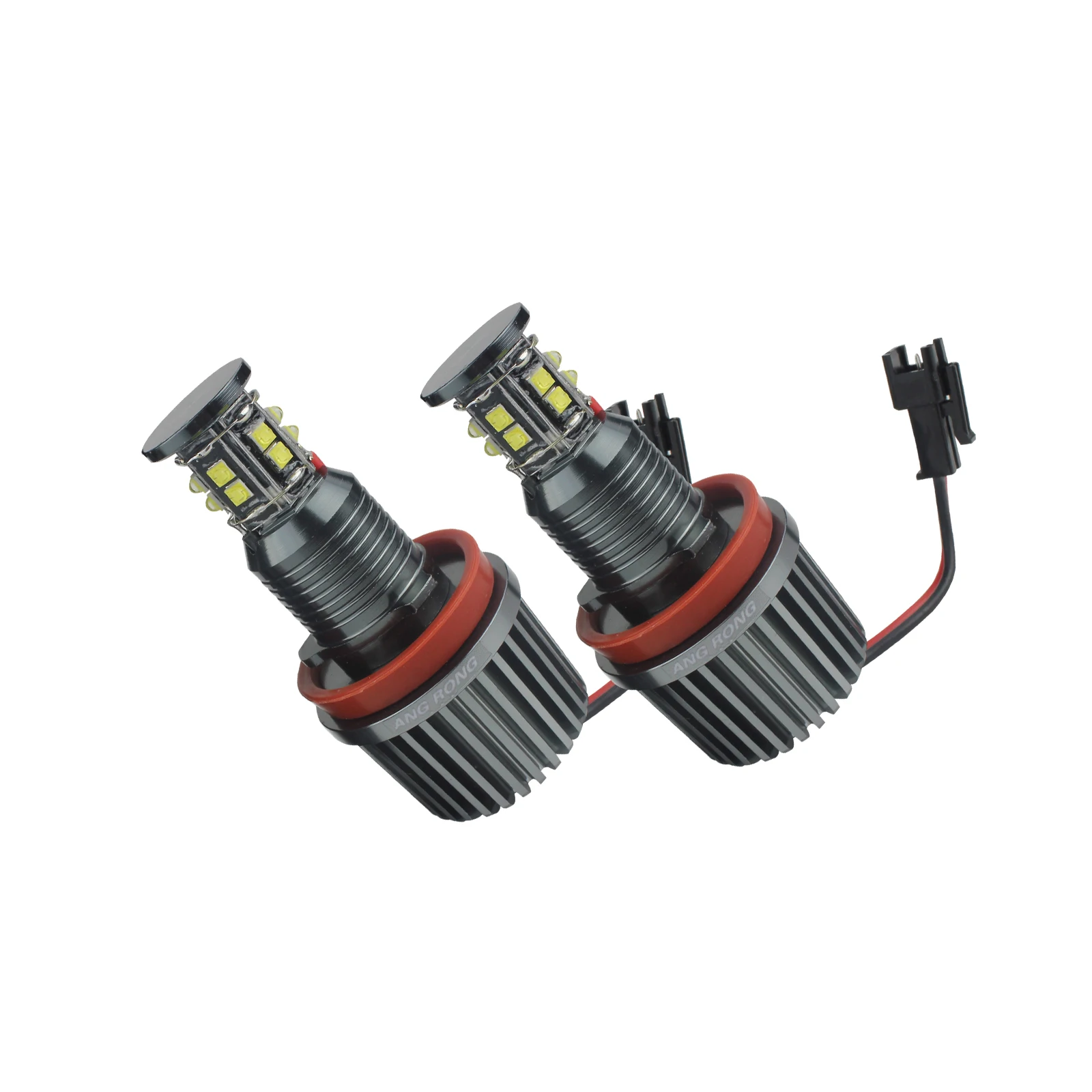 ANGRONG для BMW LED Ангельские Глазки 120 Вт галогенная лампа H8 E82 E90 E92 E60 E61 E63 E84