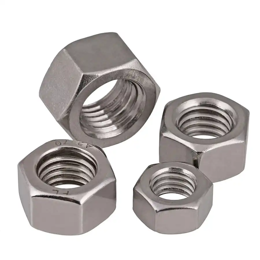 Stainless steel A4 SUS316 hex nut Inch Thread UNC UNF Amercian standard