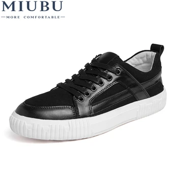 

MIUBU Brand Men PU leather shoes 2020 New Man Oxfords Formal Shoes Classic Business Dress Party Shoes Quality Man Casual Flats
