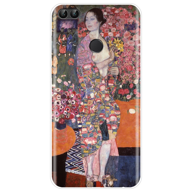 Мягкий силиконовый чехол-книжка Kiss by Gustav Klimt из ТПУ чехол для Huawei P9 P10 P20 PLUS P20 P30 PRO P8 P9 P10 P20 P30 lite P smart - Цвет: T19041703-07.jpg