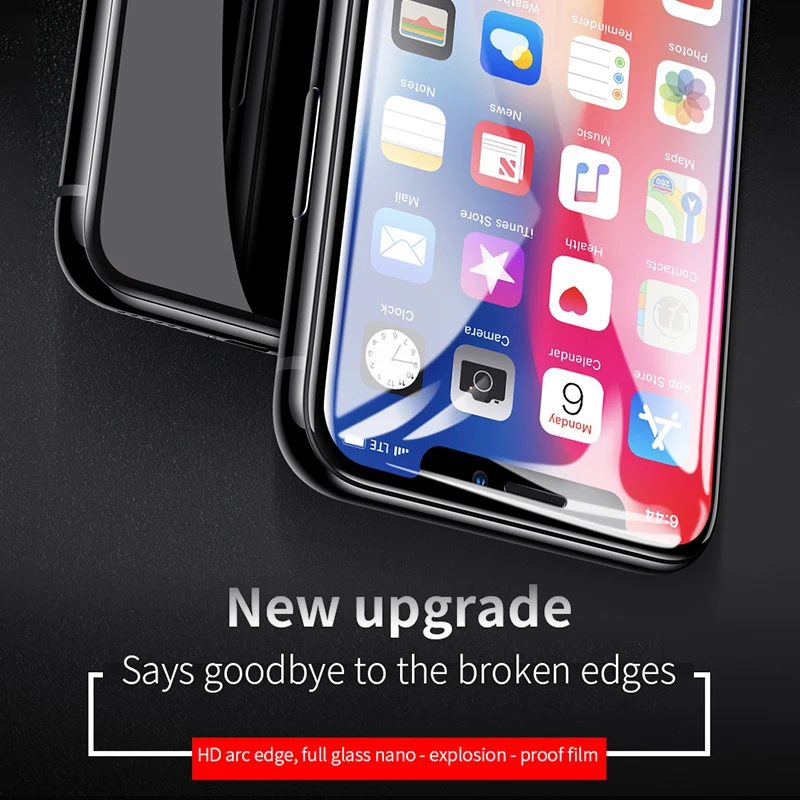  Essager 5D Screen Protector Für iPhone 11 Pro XS Max XR X S R Ausgeglichenes Glas Vordere Abdeckung