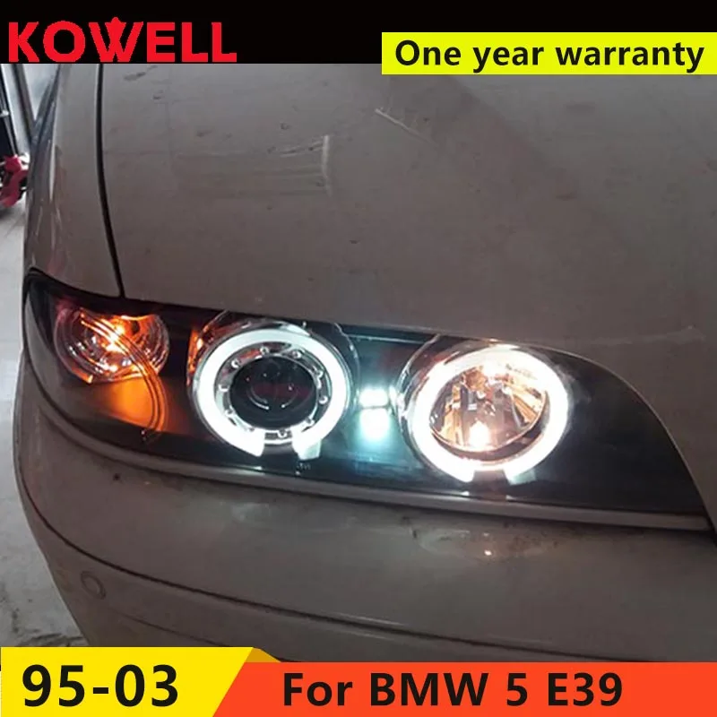 KOWELL автомобильный Стайлинг для BMW E39 фар 520 525 528 530 светодиодный задний фонарь с