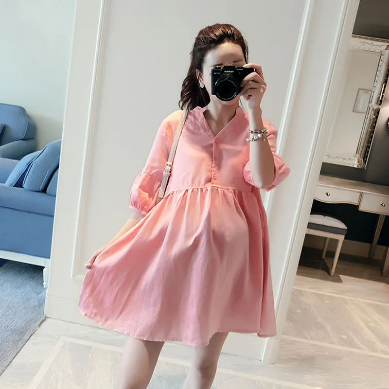 

Summer Casual Pregnancy Dress Maternity Vestidos For Pregnant Women Clothes Pregnant Dress Maternity Mama Gravidas Clothing