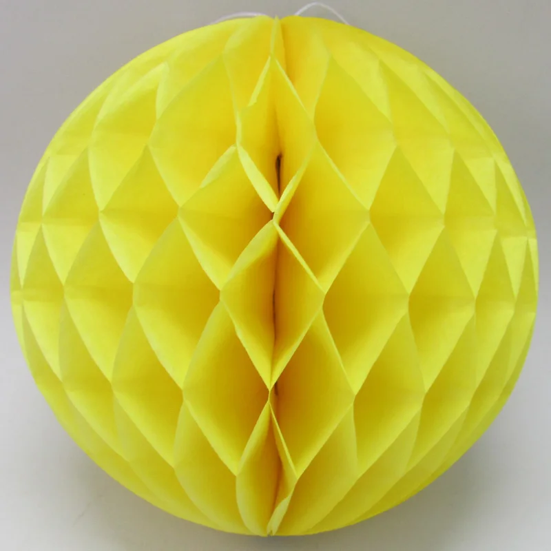 Buy 10pcs/lot yellow Tissue Paper Ball