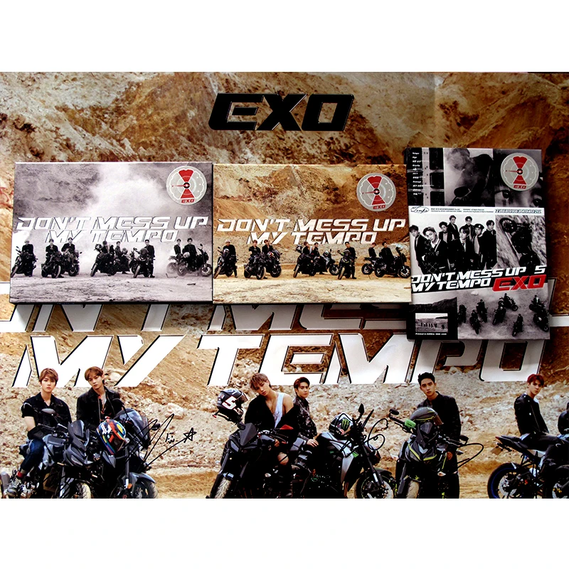 Альбом с автографом и надписью EXO на 5-м этапе не запутывайте работу телефона 112018 |