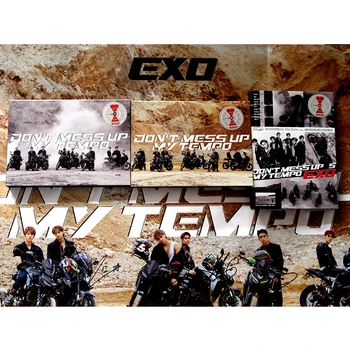 

hand signed EXO autographed 5th album DON`T MESS UP MY TEMPO K-POP 112018