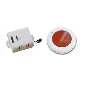 

Wireless Consoles Switch AC85V -250V 1CH Relay Receiver Module and Remote Controls Round for Appliances Gate Garage Door 315/433