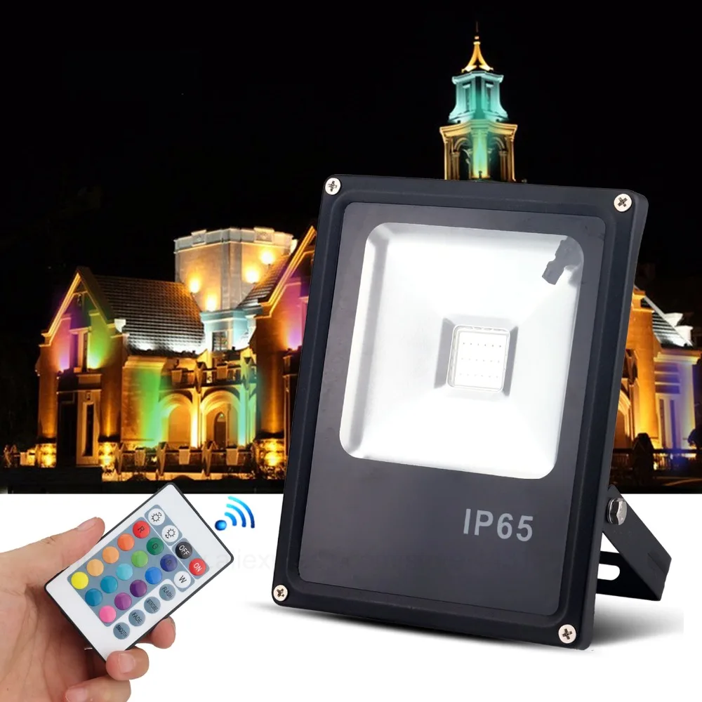 Светодиодный прожектор Borbede RGB 10 Вт 20 30 50 точечный светильник s IP65 наружный