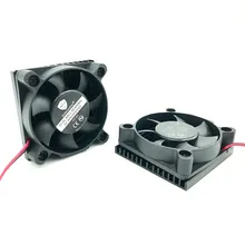 3D Printer 5010 Cooling fan Aluminium Cooler Heatsink 50mm 24V 12V 5V Brushless 5CM DC Fans Radiator 50x50x17MM