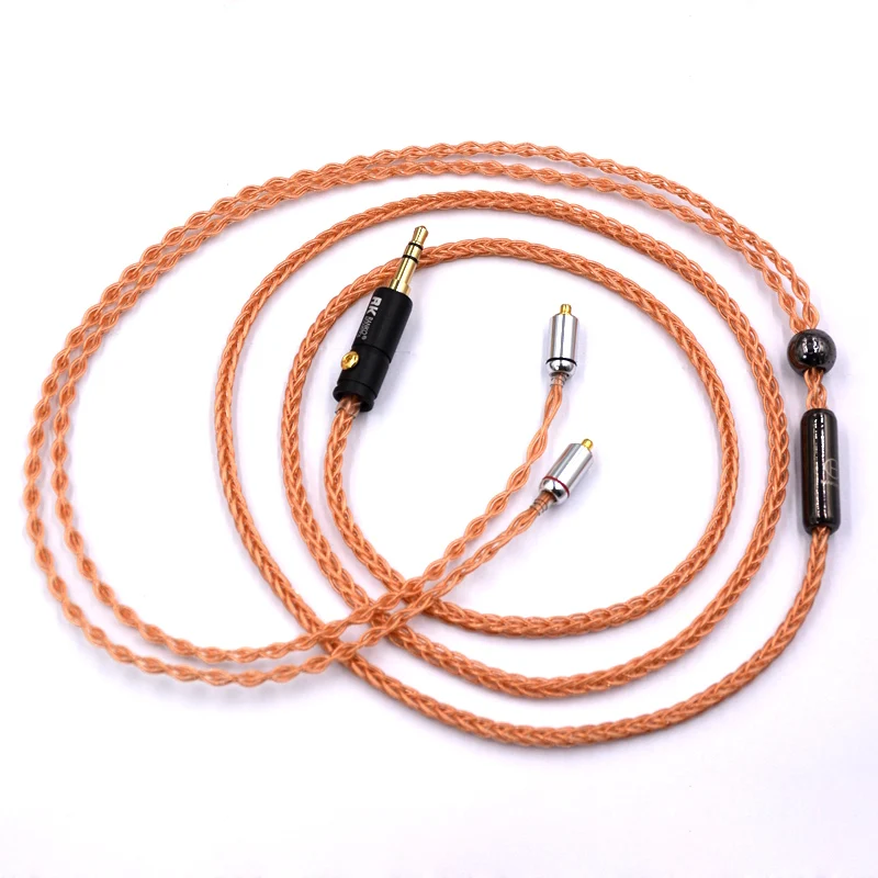 New Earphone Accessories 7N Single Crystal Copper With Shielding Upgrade Cable 3.5mm Line MMCX Plug For Shure SE846 SE535 SE315 |