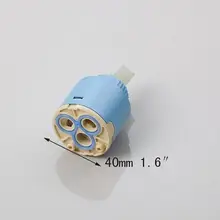 35 мм/40 мм керамический картридж кран картридж смеситель кран с низким крутящим моментом аксессуары шпиндель свободное вращение плоское основание