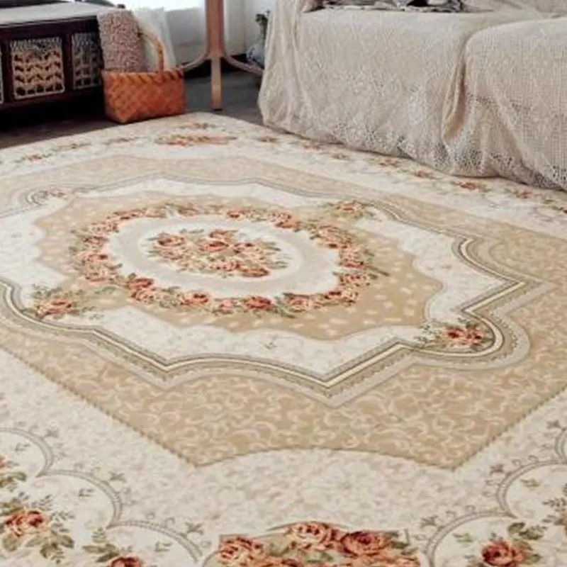 

European Carpet Bedroom House Rugs Door Mat Carpets Plants Flowers Pattern