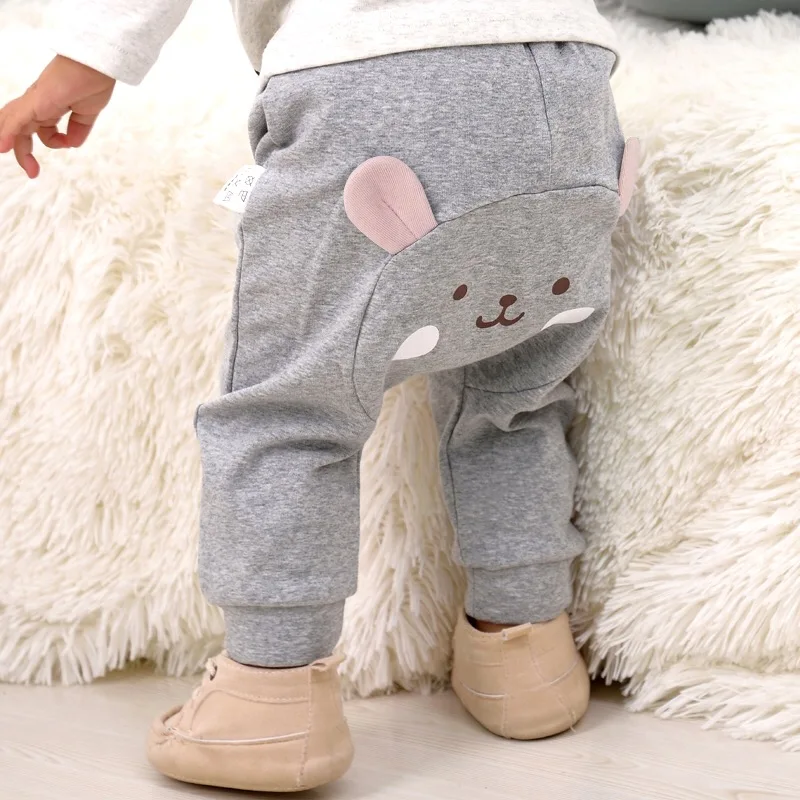 

Casual Toddler Bottoms Pants Hot Infant Cartoon Harem Pants Baby Boy Baby girl Animal Trousers 3 color 95% Cotton