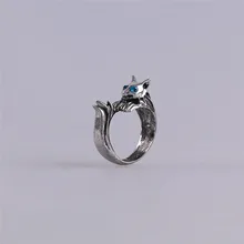 Takerlama Dark Souls 3 Металлические Кольца Серебряный Кот Косплей кольцо аксессуары женское мужское кольцо высокого качества реквизит для косплея