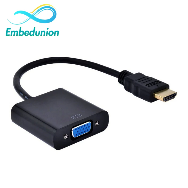 HDMI To VGA Cable Adapter HDMI Male to VGA Female Adapter HDMI To VGA
