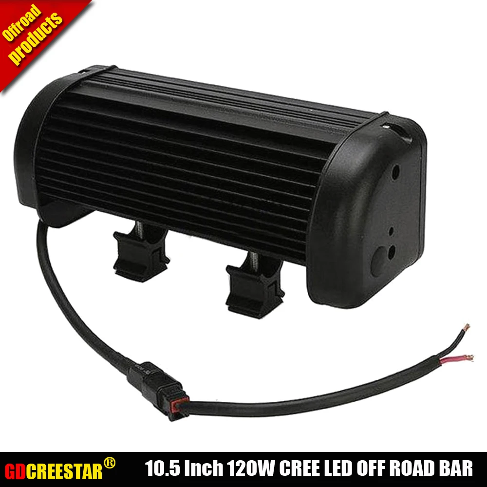 10.5inch Dual Row 120W LED Off road Light Bar for Tractor Boat 4WD 4x4 Truck SUV ATV 12V 24V Narrow