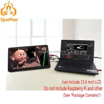 

Raspberry Pi 15.6inch HDMI LCD (H)+UK adapter ,for computer mini PC
