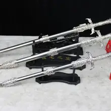 S0093 серебро отшвырнул передать Eagle крыло гвардии башня меч Лот 3 шт. 2" 34" 40"