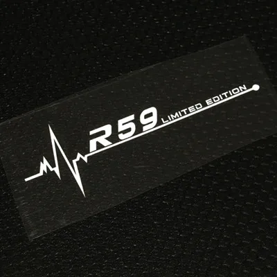 Автомобильный Стайлинг для MINI Cooper r50 r53 r56 r57 r58 r60 f56 f60 r61 f60 f54 f55 боковое окно багажник накдлейка, стикер на багажник аксессуары - Название цвета: r59