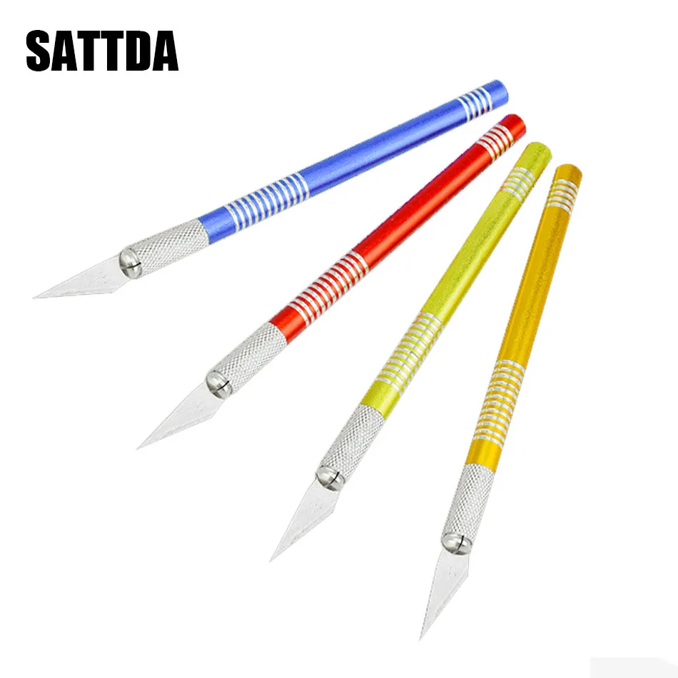 

Precision Hobby Knife Metal Handle for Arts Crafts Repair Wood Carving Tools Multi DIY hand tools Fruit paper-cut carving knife