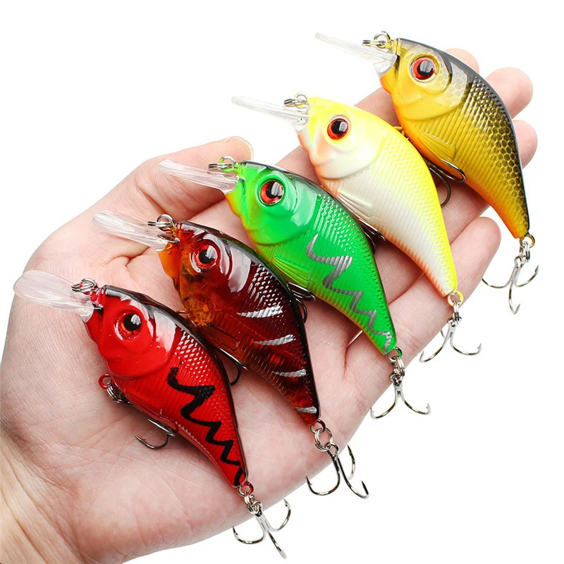 YUEWINS 75 мм 10 8 г Crankbait рыболовные приманки жесткая приманка басы плавающие воблеры