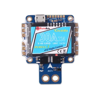 

Original StarF3S 30A BL_S 4 In 1 ESC 5V BEC F3 Flight Controller AIO OSD BEC Current Sensor For RC Multicopter Frame