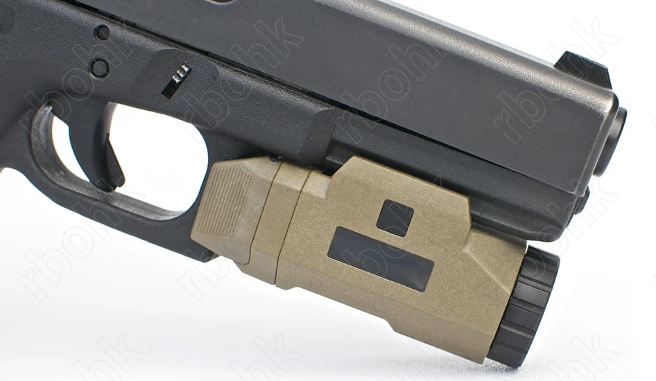 

Tactical Weapon Pistol APL light for picatinny rail mount Left Right button switch fit AR 15 Glock hunting shooting DE M4968