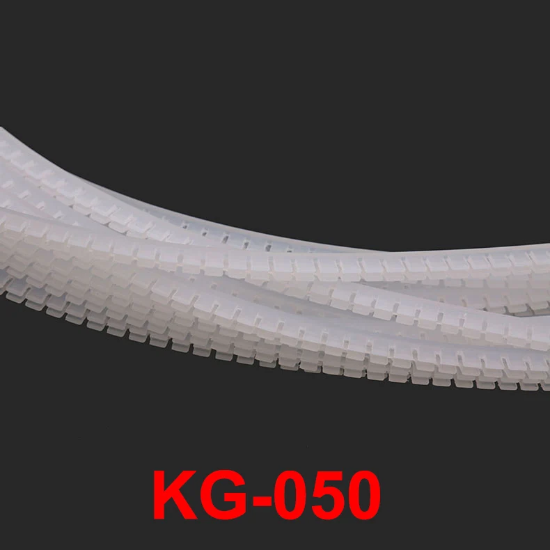 

10M KG-050 Fit Panel 50mm Thickness Groove White Black PE Insulated Timing Line Sheath Sleeve Slot Movable Bushing