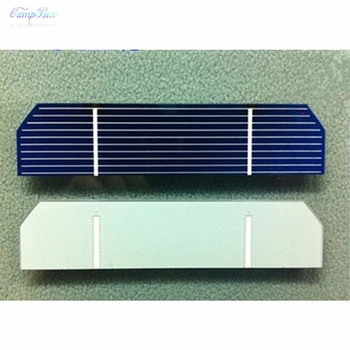 

10Pcs 0.5V 1.3A 156mm*23mm Monocrystalline Silicon Chip Unit For Solar Cell,Solar Panel