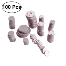 100 шт стол сиденья для стульев ковер стол стул мягкая ОБИТАЯ мебель круглые маты с нескользящей угловой коробкой