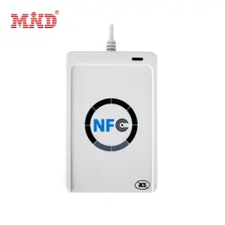 1 комплект Профессиональный USB ACR122U NFC RFID считыватель смарт-карт для всех 4 типов NFC, покрытый вязальной проволокой (ИСО/IEC18092) Теги + 5 шт. M1 карты