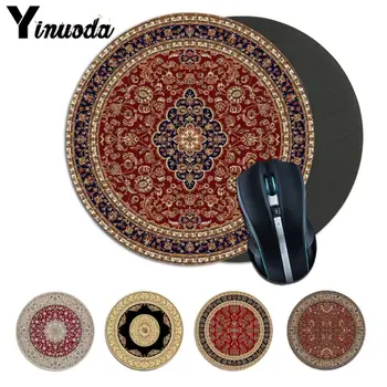 

Yinuoda round Persian Carpets Soft Rubber Gaming Mouse Pad computer desk mat for gaming Decorate Your Desk Design as a Gift