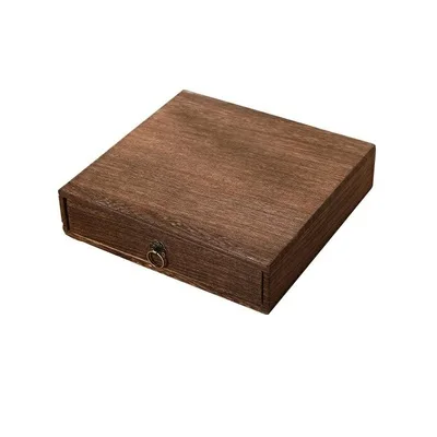 Многослойная коробка для хранения из цельного дерева подарочные коробки Пуэр Чайная коллекция деревянная коробка для чая коробка для хранения ювелирных изделий s kit - Цвет: Single layer-a