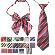 18 цветов популярные регулируемые Студенческие Галстуки для девочек и мальчиков