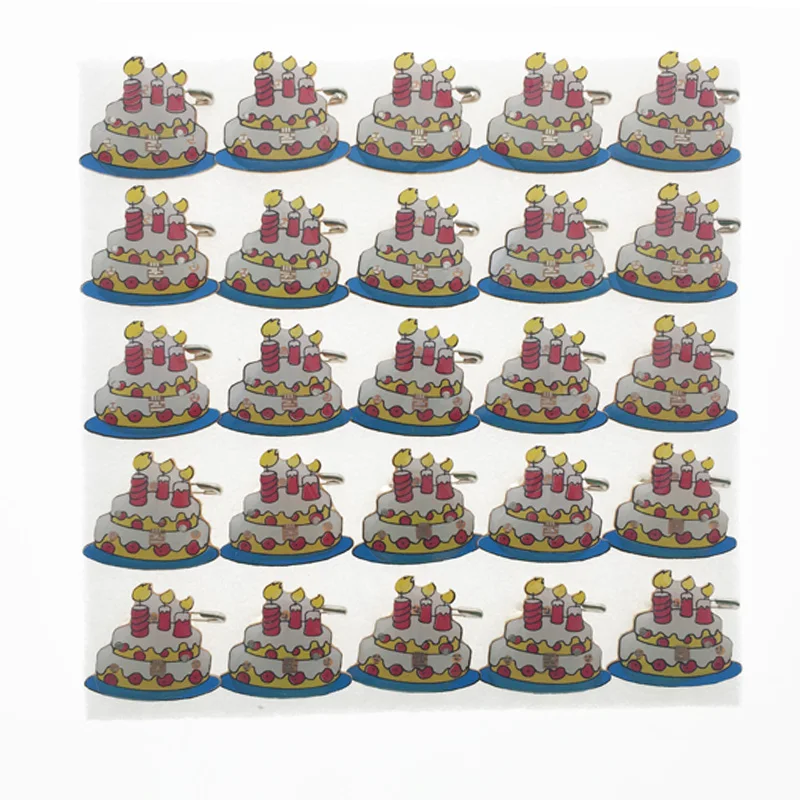 GlowLight UpLuminous FlashChildLed Toy Birthday Cake Brooch Glow In The Dark Birthday Christmas Wedding Party Gift  (3)