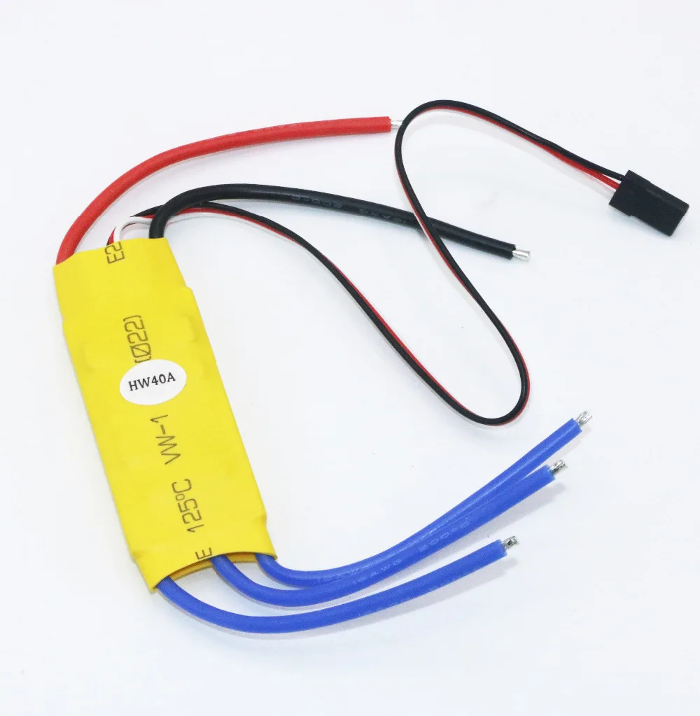 1 шт. XXD 40A ESC бесщеточный контроллер скорости двигателя RC UBEC 4A 50A|brushless motor speed