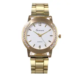 2019 роскошные золотые часы для женщин кварцевые часы женские наручные со стразами relogio feminino
