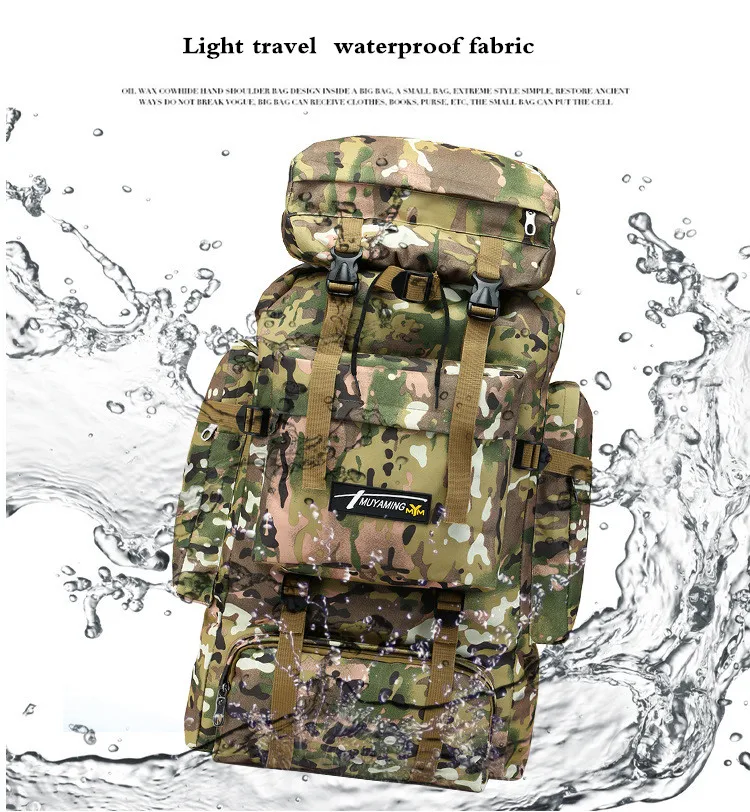 camuflagem mochila portátil bagagem diária mochila bolsa multifunction saco de bagagem