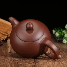 290 мл аутентичный китайский чайник для заварки чая Фиолетовый Глиняный заварочный чайник НЕОБРАБОТАННАЯ руда Zi Mud Xishi горшок Zisha керамический чайник для дома Tieguanyin Puer чайники подарки