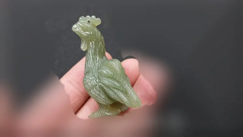 

Chicken Pendant, Hetian Jade Pendant, Decoration 50 * 30mm