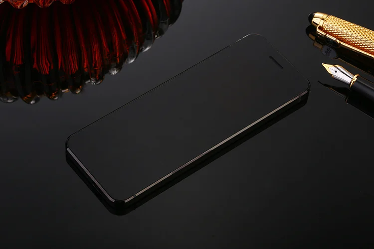Роскошный карманный мини мобильный телефон Ulcool V36 bluetooth dialer металлический корпус MP3 двойная SIM Cellular 1,54 дюймов маленький экран мобильного телефона - Цвет: Black