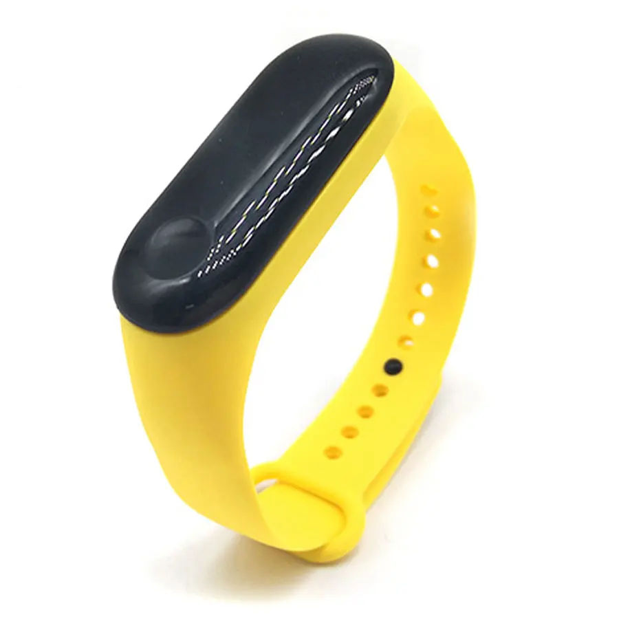 Красочные для mi band 3 4 ремешок силиконовый 3/4 наручный на замену xiaomi Смарт